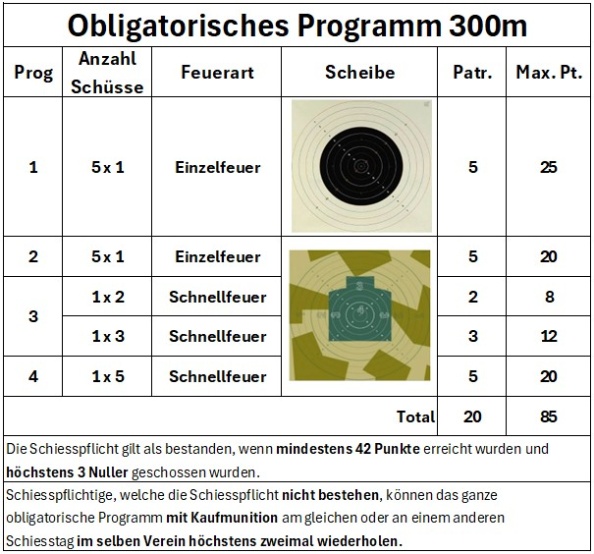 Obligatorisches Programm